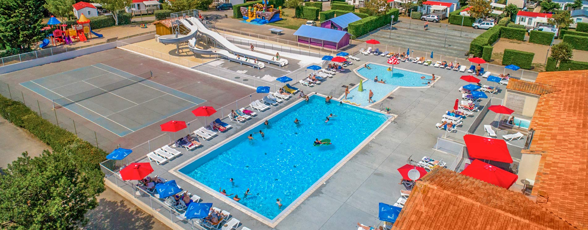 camping piscine chauffee loix